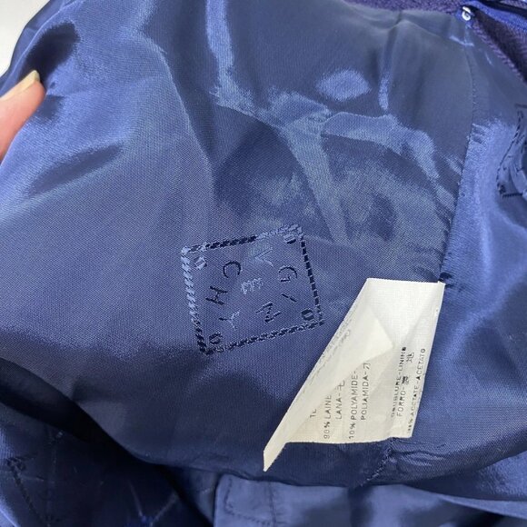 Vintage Givenchy Women’s Wool Twill Pencil Skirt Marine Blue Size 29 - Picture 5 of 16